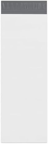 Tape Logic White Long Poly Mailer, 8.5"L x 39"W, Pack of 100 - Self-Sealing Durable Plastic Envelope for Secure Shipping, Packaging & Storage, Ideal for Personal & Small Business Shipping Needs 8.5x39 by TapeLogic
