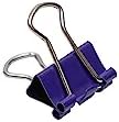 JAM PAPER Colorful Binder Clips - Extra Small - 3/5 Inch (15 mm) - Purple Binderclips - 30/Pack - Image 4