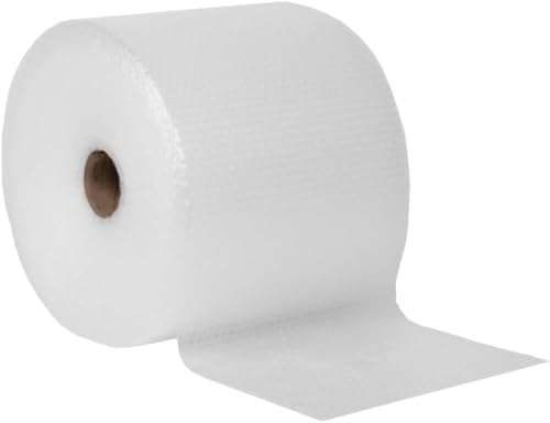 Bubble Cushion Wrap Roll 12 Inch x 175 Feet Total 3/16 Small Bubbles Perforated Every 12" for Packaging Moving Shipping Boxes Supplies 1 Roll 12'' Wide 175 Feet by IPACKNOW