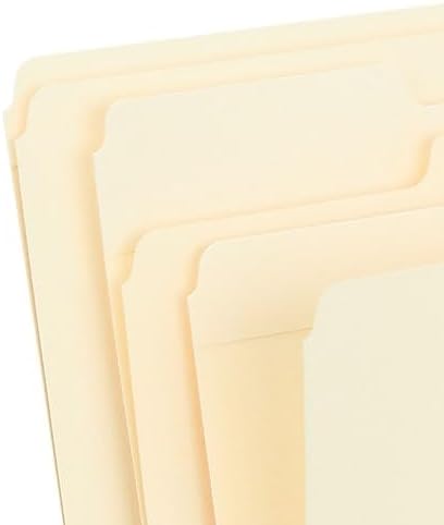 Staples 30% Recycled Reinforced File Folders, Letter Size, 1/3‑Cut Tabs, Manila, Durable Eco‑Friendly Paper Stock, 100/Box - Image 5