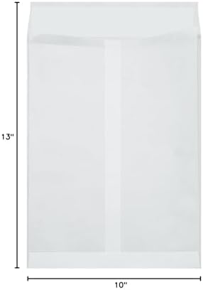 White Tyvek Envelopes 10x13x1.5 in Self-Seal Expandable Mailers 15/pack - Image 3