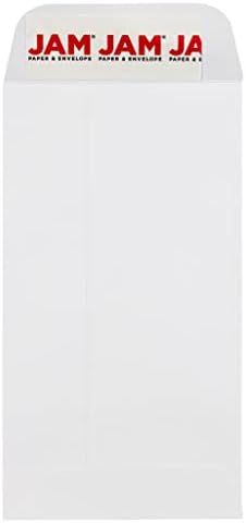 JAM PAPER #5 Coin Business Envelopes with Peel and Seal Closure - 2 7/8 x 5 1/4 - White - Bulk 500/Box by JAMPaper