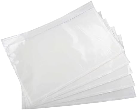 7.5'' x 5.5'' Packing List Pouches, Shipping Label Envelopes Clear Adhesive Top Loading Packing List - 50 Pack by TAPSIN