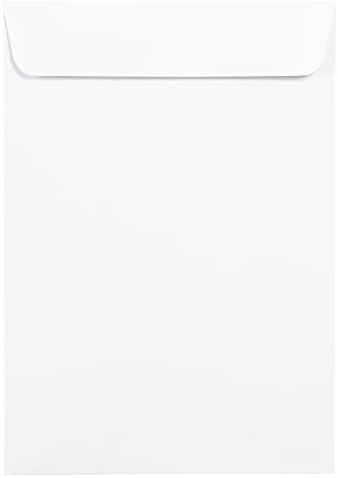 JAM PAPER 7 x 10 Open End Catalog Commercial Envelopes with Peel and Seal Closure - White - Bulk 500/Box - Image 4