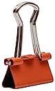 JAM PAPER Colorful Binder Clips - Extra Small - 3/5 Inch (15 mm) - Orange Binderclips - 30/Pack - Image 5