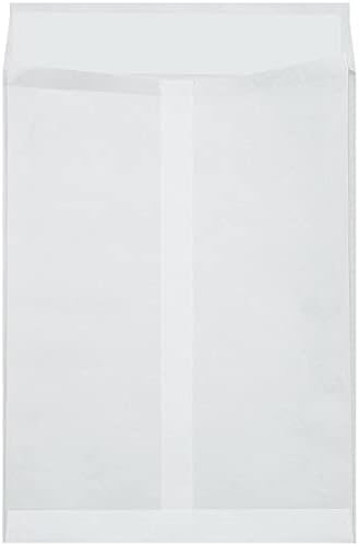White Tyvek Envelopes 10x13x1.5 in Self-Seal Expandable Mailers 50/pack - Image 2
