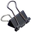 JAM PAPER Colorful Binder Clips - Extra Small - 3/5 Inch (15 mm) - Grey Binderclips - 30/Pack - Image 4