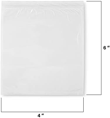 Clear Plastic Small Blank Envelope Pouch for Packing List - Return Label (Not for standard shipping labels), Documents Keeps Paper Safe While Shipping Size 4” x 6” by MT Products (100 Pieces) - Image 3