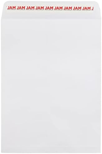 JAM PAPER 9 x 12 Open End Catalog Commercial Envelopes with Peel and Seal Closure - White - Bulk 500/Box by JAMPaper