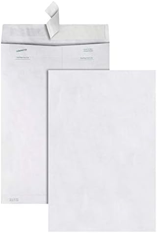 Quality Park QUAR1660 Survivor 10 x 15 Tyvek Catalog Mailer with Self Sealing Closure, 14 lb Puncture, Tear and Moisture Resistant DuPont Tyvek Envelopes, 100 per Box (R1660),White (Pack of 5) - Image 5