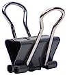 JAM PAPER Colorful Binder Clips - Extra Small - 3/5 Inch (15 mm) - Grey Binderclips - 30/Pack - Image 3