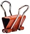 JAM PAPER Colorful Binder Clips - Extra Small - 3/5 Inch (15 mm) - Orange Binderclips - 30/Pack - Image 3