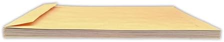 UGENVC4M Pack of 50 Large Envelopes A4 - C4 Brown Kraft Paper 90 g Format 229 x 324 mm Brown Kraft Envelopes Self-Adhesive Silicone Tape Closure - Image 5