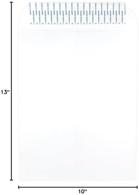 JAM PAPER 10 x 13 Open End Catalog Envelopes with Peel & Seal Closure - White - 25/Pack - Image 7