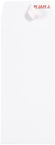 JAM PAPER #14 Policy Open End Catalog Commercial Envelopes with Peel and Seal Closure - 5 x 11 1/2 - White - 100/Pack - Image 2
