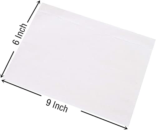 Packing List Envelopes, Clear 6” x 9” Self Adhesive Shipping Labels Envelope Pouches - Image 3