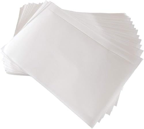 6" x 9" Clear Adhesive Top Loading Packing List Pouches Shipping Label Envelopes (200 Pack) - Image 3