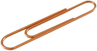 JAM Paper Colored Jumbo Paper Clips - Rose Gold Paperclips - 75/pack - Image 4