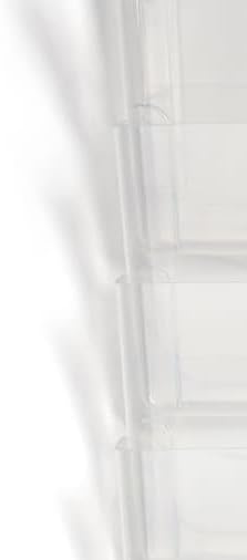 TRU RED 7‑Pocket Plastic Letter Wall File, Clear – Vertical Wall‑Mounted Organizer for High‑Capacity Mail & Document Sorting - Image 5