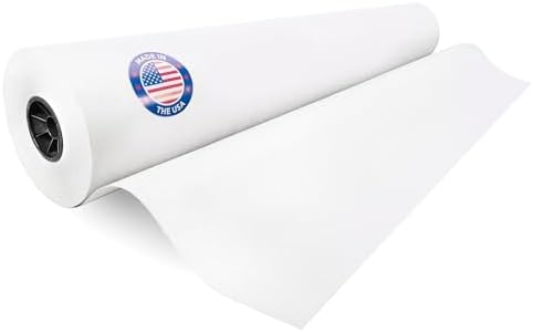 White Kraft Paper Roll, 48" x 8640" (720 feet) - USA-Made, IDL Packaging by IDLPackaging