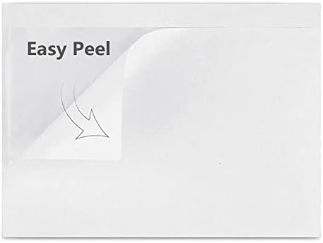 LabelMore Packing Slip Envelope Pouches 6" x 9" Shipping Label Sleeves Clear Plastic Adhesive Packing List Envelope (100pcs) - Image 3