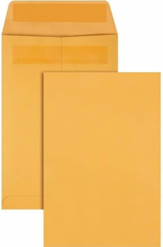 Quality Park 6-1/2 x 9-1/2 Catalog Mailing Envelopes, Redi-Seal Self Seal Envelope Closure, 28 lb Kraft Paper, 250 per Box (QUA43362) by Quality+Park