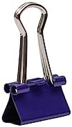 JAM PAPER Colorful Binder Clips - Extra Small - 3/5 Inch (15 mm) - Purple Binderclips - 30/Pack - Image 5