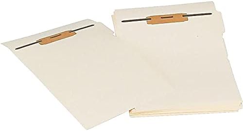 Smead 35605 Stackable Side Tab Letter Size Folder Dividers with Fastener 1/2-Inch 50 Each/Pack - Image 3