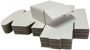 4x4x2 Shipping Boxes Set of 100, White Small Corrugated Cardboard Box, Mailer Box - Image 3