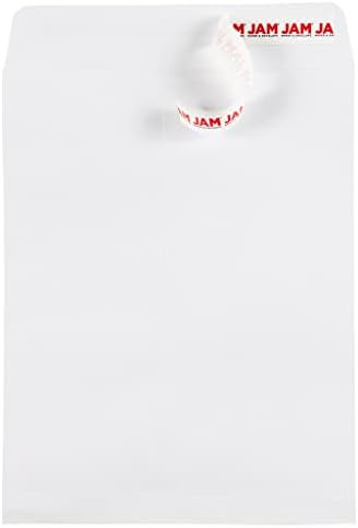 JAM PAPER 8 3/4 x 11 3/4 Open End Commercial Envelopes with Peel and Seal Closure - White - 25/Pack - Image 2