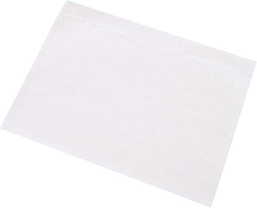 SJPACK 3000 7.5" x 5.5" Clear Adhesive Top Loading Packing List/Label Envelopes Pouches - Image 4
