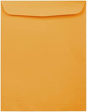 JAM PAPER 12 x 15 1/2 Open End Catalog Commercial Envelopes - Brown Kraft Manila - Bulk 250/Box by JAMPaper