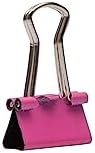 JAM PAPER Colorful Binder Clips - Extra Small - 3/5 Inch (15 mm) - Pink Binderclips - 30/Pack - Image 5