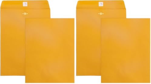 Goefun Manilla Clasp Envelopes, 9x12, 200 Pack by Goefun