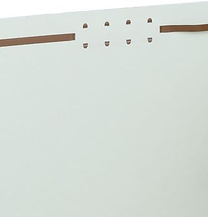 Staples Top‑Tab Pressboard Classification Folder, Letter Size, 2 Partitions, Gray/Green, Durable Construction, 10/Box - Image 5