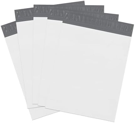Tape Logic White Expansion Poly Bag Mailer, 11"L x 13"W, Pack of 100 | Self-Sealing Durable Plastic Envelope for Secure Shipping, Packaging, & Storage, Ideal for Personal & Small Businesses, 11x13 by TapeLogic
