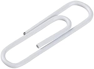 JAM PAPER Colorful Standard Paper Clips - Regular 1 Inch - White Paperclips - 100/Pack - Image 4