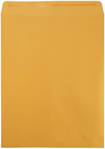 JAM PAPER 12 x 15 1/2 Open End Catalog Recycled Envelopes with Peel and Seal Closure - Brown Kraft - Bulk 250/Box - Image 3