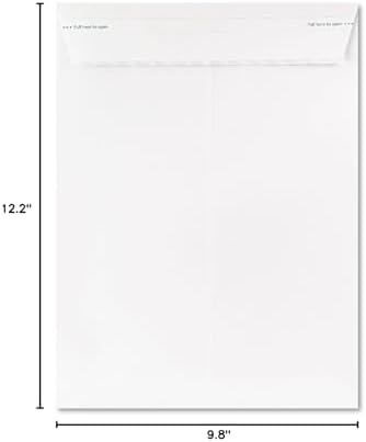 Ampad Fastrip Security Catalog Envelope, 9 Inch x 12 Inch, Peel & Seal Adhesive, Security Tint, Tear-Away Quick-Open Strip, White, (73127) (Pack of 500) - Image 7
