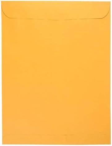 JAM PAPER 12 x 15 1/2 Open End Catalog Envelopes with Peel and Seal Closure - Brown Kraft - Bulk 500/Box - Image 4
