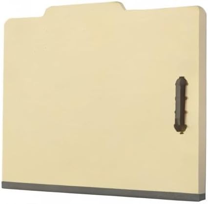 The File King Two Divider Manila Classification File Folder - Letter Size | 10 Pack | 2/5 ROC Top Tab | 1" Expansion | 2" Fastener Prongs | Made in America - Image 8