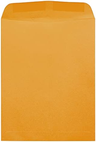 JAM PAPER 12 x 15 1/2 Open End Catalog Commercial Envelopes - Brown Kraft Manila - 100/Pack - Image 2