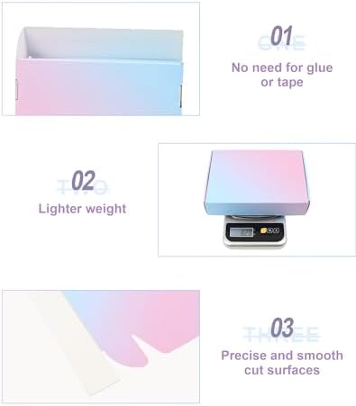 9"x6"x2" Shipping Boxes 45 Pack, Corrugated Packaging Mailer Boxes, ‎Purple Gradient Shipping Packaging Boxes for Small Business - Image 4