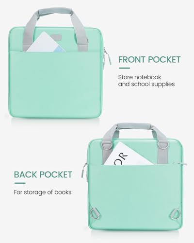 Realove 3 inch Zipper Binder 3 Ring with Pencil Pouch,Backpack Style - Image 5