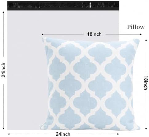 Fuxury Large Poly Mailers 24x24'' 100Pcs, Waterproof Shipping Bags White - Image 2