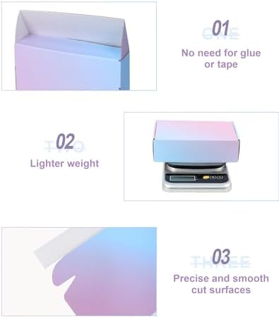 7"x5"x2" Shipping Boxes 50 Pack, Small Corrugated Packaging Mailer Boxes, Gradients Shipping Packaging Boxes for Small Business - Image 4