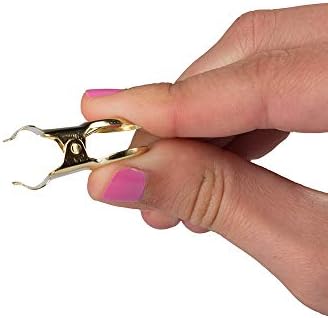 JAM PAPER Metal Bulldog Clips - Medium - 31mm - Gold - 15/Pack - Image 4