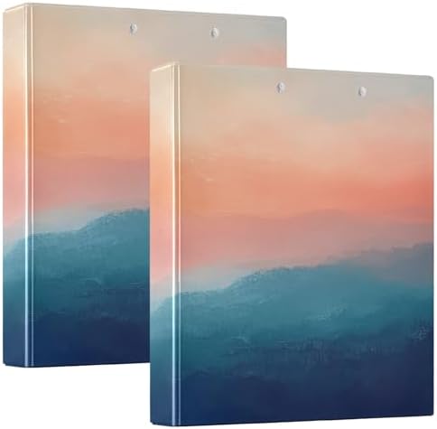 3 Ring Binder 1.5 Inch Clipboards Binders with Interior Pockets Round Ring Binder for Office Supplies and School by KICPOAY
