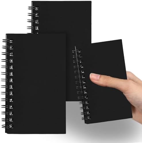Jutom Small Spiral Notebook Memo Pad 3x5 by Jutom