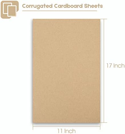 Golden State Art 10 Pack 11x17 Corrugated Cardboard Sheet 1/8" Flat Inserts - Image 3